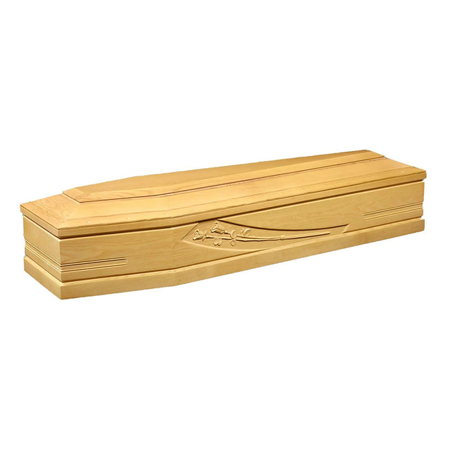 Minimalist European Style Coffin Simple Yet Elegant Cremation Coffins Budget Casket Supplier
