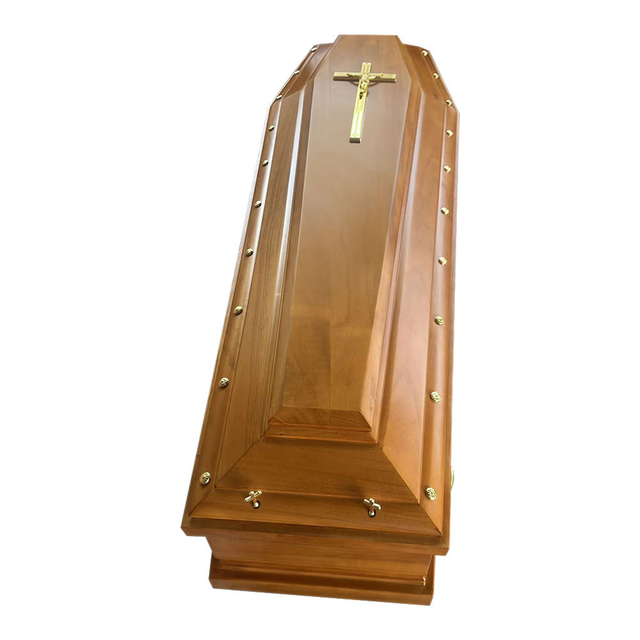 engraved wooden casket