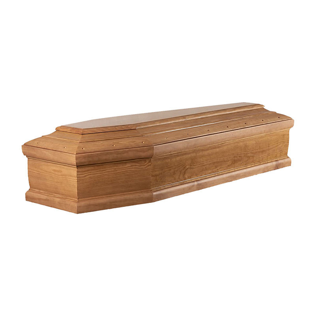 Minimalist European Style Coffin Simple Yet Elegant China Wooden Coffin Manufacturer