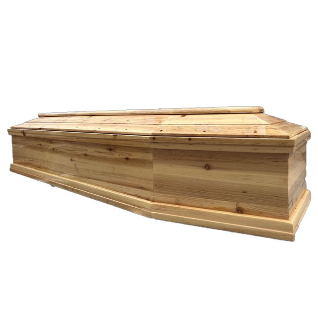 Modern Minimalist European Style Solid Wood Coffin Economical Coffins Supplier