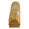 Burial Wooden Coffin European Style Casket Manufacturer