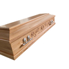 Customized European Style Paulownia Wooden Funeral Coffin