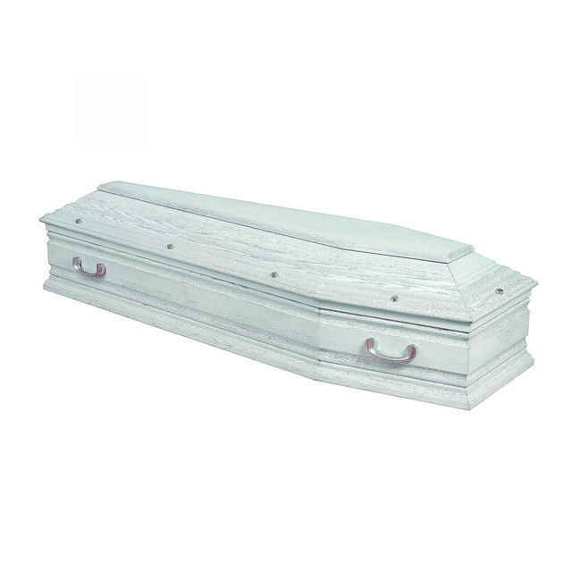 High Quality Satin Interior Budget Wood Coffin for Cremation