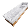 Customized European Style Paulownia Wooden Funeral Coffin