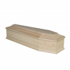 Simple European style wooden coffin economical yet dignified