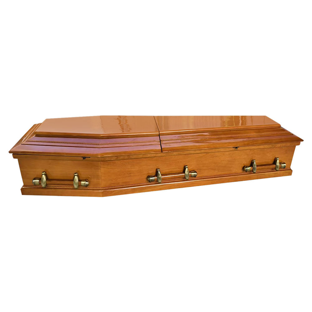 Pine Wood Coffins European Style Wooden Coffin Manufacturer