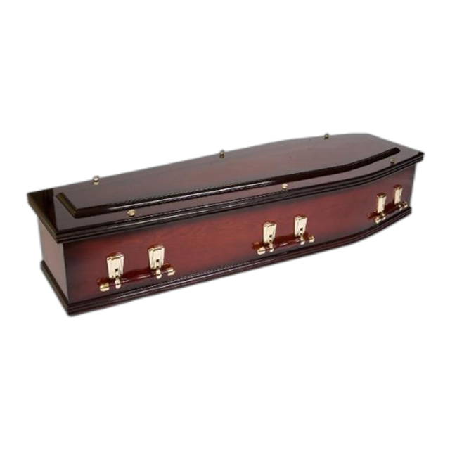 Traditional MDF Coffin for Australian Funerals Budget Casket
