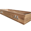 Customized European Style Paulownia Wooden Funeral Coffin