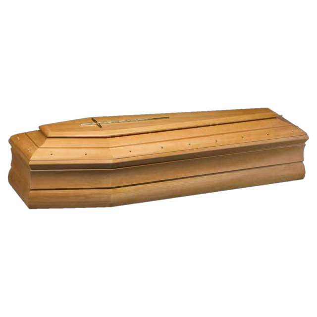 Burial Wooden Coffin European Style Casket Manufacturer