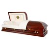 Wholesale Luxury Caskets High-End Ash Wood American Style Funeral Caskets