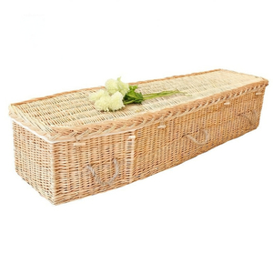 Handwoven Natural Wicker Coffin Casket | Global Eco Burial