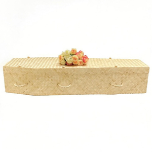 Natural Bamboo Coffin | Eco Handwoven Sustainable