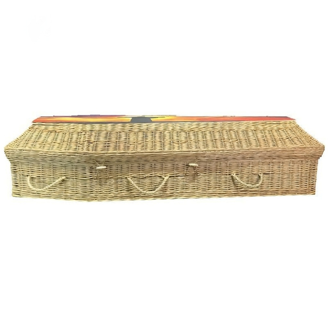 Willow Wicker Coffin Casket | Handwoven Eco for Natural Burial