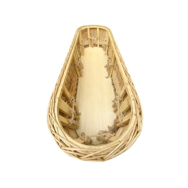 UK Natural Wicker Coffin | Handwoven Eco Willow for Natural Burial
