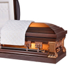 Copper American Caskets Supplier Wholesale Luxury Antioxidant Brass Caskets for High-End Funeral Home Clients