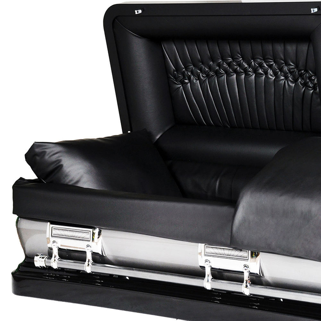 adult steel casket