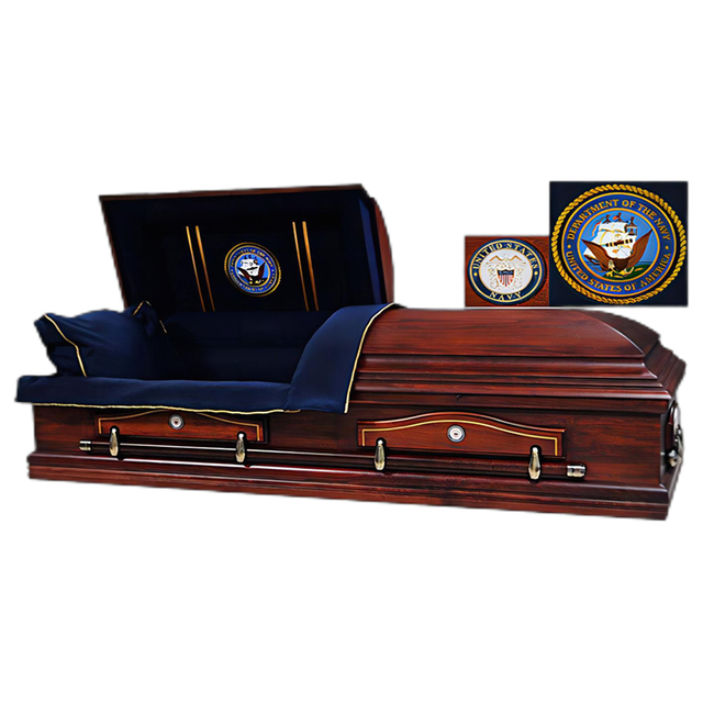 B2B Wholesale Casket Supplier Premium American Style Poplar Wood Caskets
