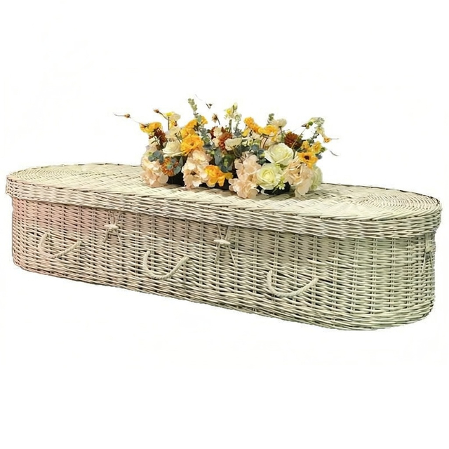 Eco Natural Wicker Coffin | Handwoven Willow Casket for Natural Burial