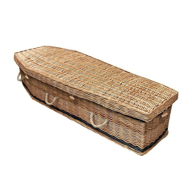 Natural Burial Wicker Casket | Handwoven Eco Willow Coffin
