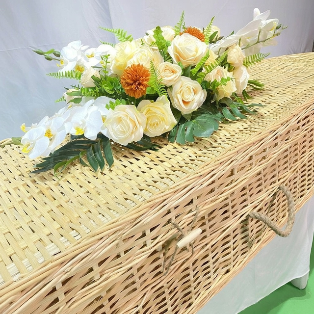 Bamboo Coffin | Eco Natural Handwoven for Burial