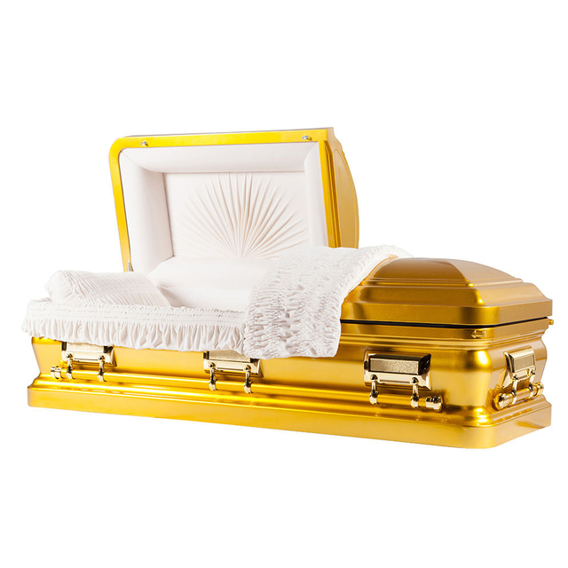 Gold Plated Steel American Caskets Supplier – Wholesale Luxury Steel Caskets for High-End Memorials