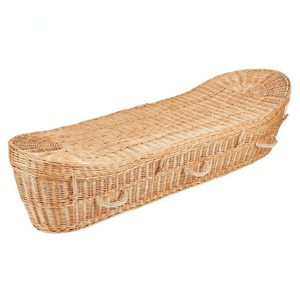 Wicker Casket Eco Natural | Handwoven Willow Burial Coffin