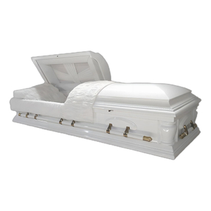 Eco-Friendly Cherry Wood Caskets Wholesale American Style Green Funeral Supplies