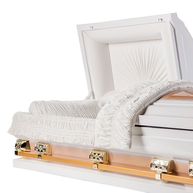Steel American Caskets with Handle Grips Supplier – Wholesale Easy-Move Caskets for Funeral Staff