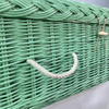 Natural Wicker Coffin Casket | Handwoven Eco Willow for Natural Burial