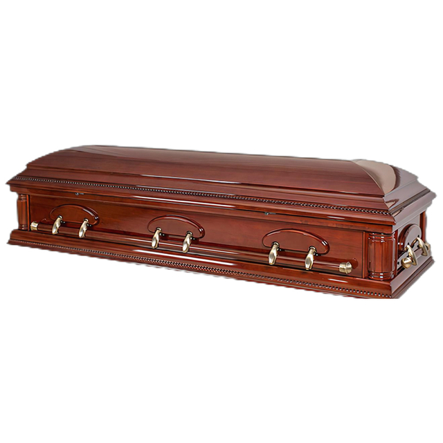 hardwood casket