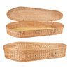Wicker Casket Eco Natural | Handwoven Willow Burial Coffin