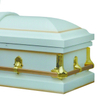 Steel American Caskets with Velvet Lining – Classic White Finish Funeral Caskets