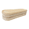 Handwoven Natural Wicker Coffin | Eco Willow Burial Casket