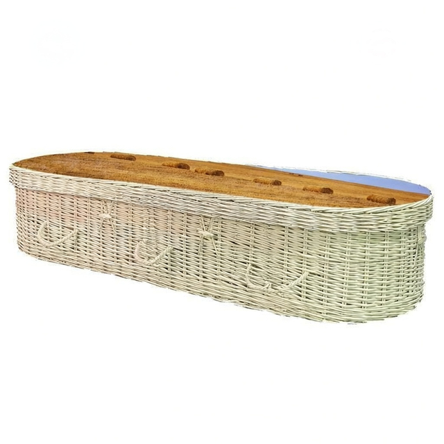 Eco Natural Wicker Coffin | Handwoven Willow Casket for Natural Burial