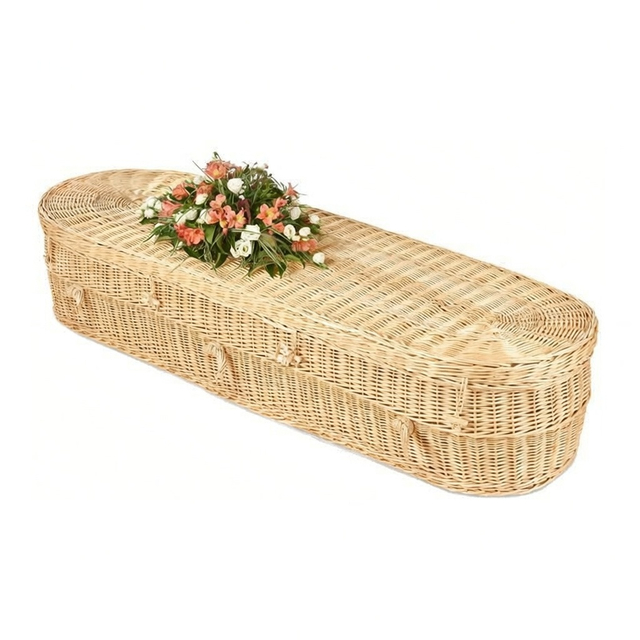 Eco Natural Burial Wicker Coffin | Handwoven Willow Casket