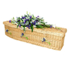 Natural Burial Wicker Casket | Handwoven Eco Willow Coffin