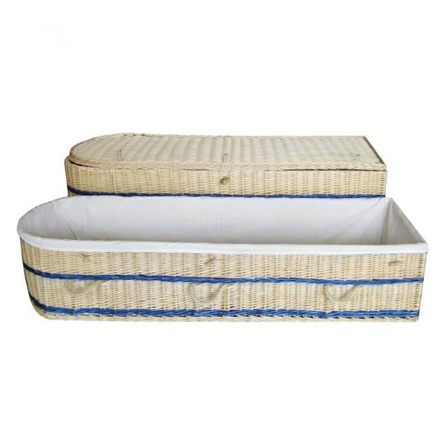 UK Natural Wicker Coffin | Handwoven Eco Willow for Natural Burial